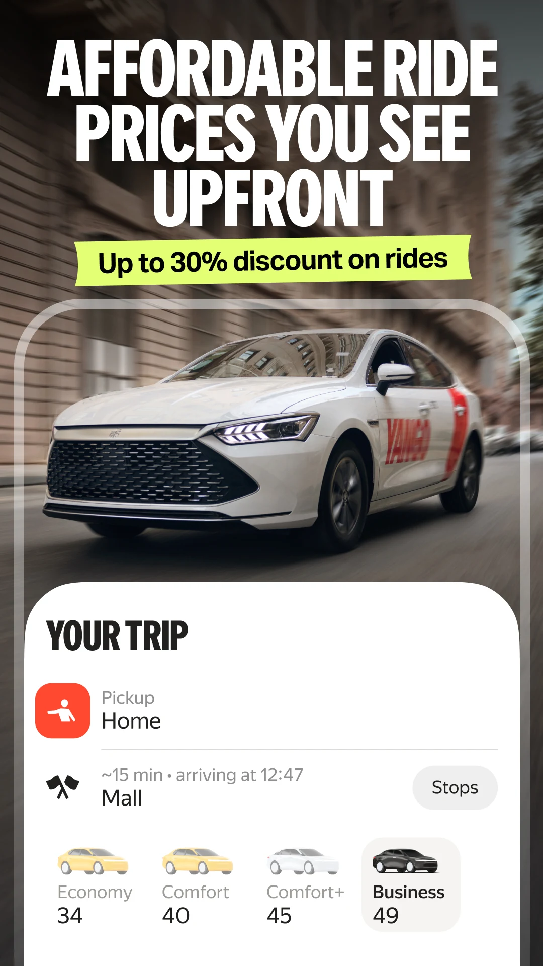 Yango: taxi, food, delivery screenshot